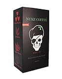 NUKE COFFEE Whole Beans 16 Oz, Arabica and Robusta Strongest & Most Delicious Coffee Beans In The World Gathered From The Heart Of Sumatra Volcanic Mountains