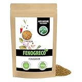 Semillas de fenogreco (500g), 100% naturales, veganas y sin aditivos, fenogreco en granos especia