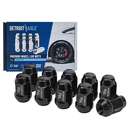 Image of Detroit Axle - 20pc Front End Kit for 08-10 Dodge Grand Caravan Chrysler Town & Country, 09-11 VW Routan, Lower Control Arms w /Ball Joint Tie Rods Sway Bars Boots Wheel Lug Nuts Replacement