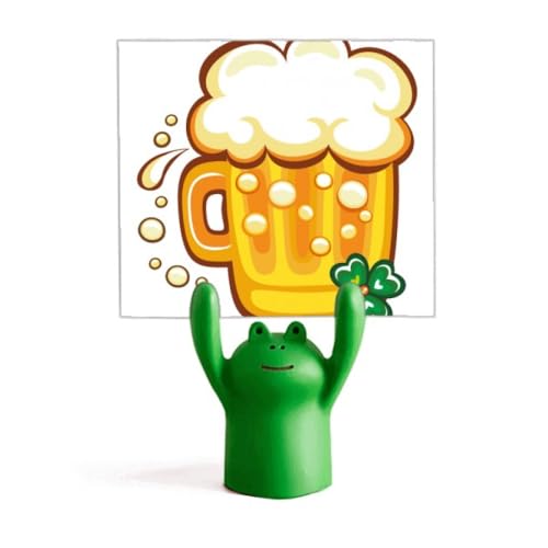 Porte-mémo Saint-Patrick souvenir bière jaune Irlande idée cadeau originale