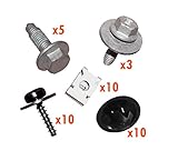 Lieferumfang 40 x Stück ROMIX myshopx C114 Metall Unterfahrschutz Clips