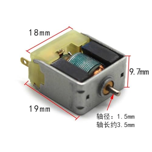 2pcs DC3V 020 DC Motor Square Mini DIY Motors Scientific Experiment Toy Accessories image 5