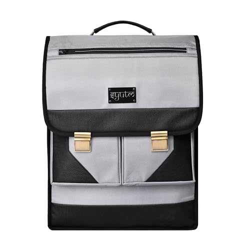 Image of Unisex kaThina Matty leather Backpack Leather Classic Travel Laptop Bag Laptop Office /School /Travel /Business Water Resistant - Fits Up to 15.6 Inch Laptop Notebook