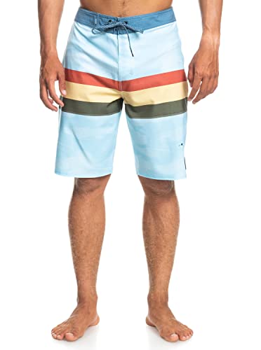 Quiksilver Men's Standard Surfsilk Faded Stripe 20 Boardshort Swim Trunk3