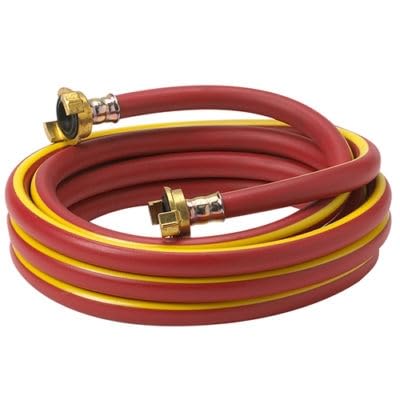 Tubo Aria 13x19 mm 16 metri con Raccordi GEKA per Intonacatrice, Tubo Compressore Alta Resistenza, Tubazione Professionale per Impianti Edili