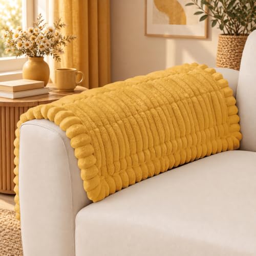decorUhome Fall Couch Cover for Dogs, Non Slip Fuzzy Pet Sofa Protector