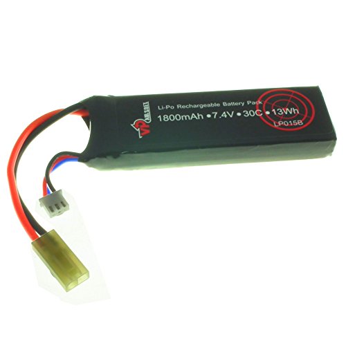 7.4v Airsoft LiPO Batteries (1800mAh 30C Mini)