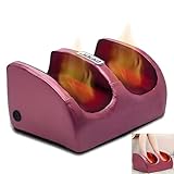 Massageador para Os Pés, Massageador de Pé 110V, 33 * 18 * 15CM Massajador Shiatsu para Pés com Calor, Massajador para Pés e Panturrilhas com Rolo de Massagem, Três Configurações de Velocidade