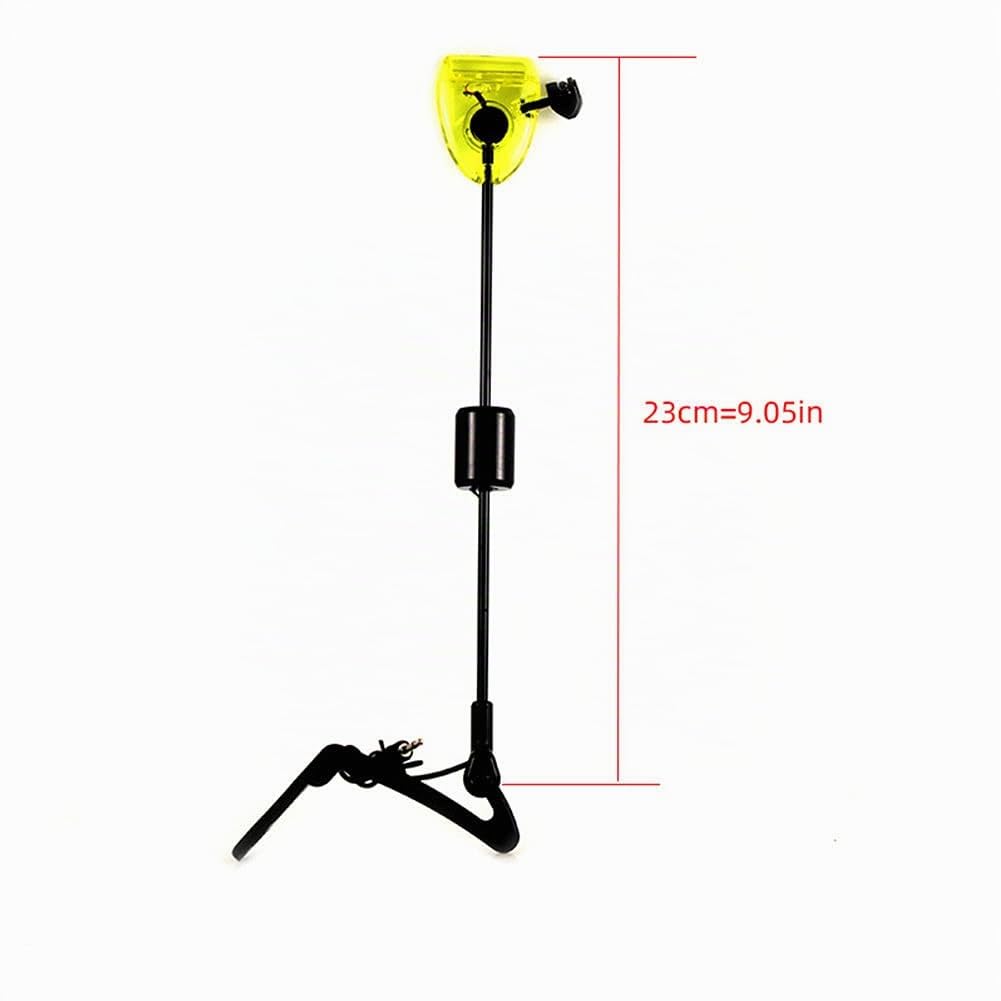 4pcs Allarme da Pesca Allarme Swinger LED Indicatore Illuminato Carpa Swingers Swingers Glassing Bobine 4 Colori Carpa Accessorio Strumenti di Pesca in Custodia zippata