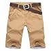 Produktbild OSYARD Herren Neue Sportarten atmungsaktiv Mode Hosen Sommer Fitness Laufhose.(M, Khaki)