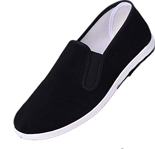 Chinese Traditional Old Beijing Shoes Kung Fu Tai Chi Shoes Rubber Sole Unisex Black3
