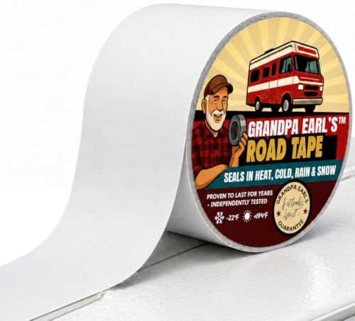 RV Roof Tape – Waterproof Butyl Seal 4" x 50' – Grandpa Earl's Ro...