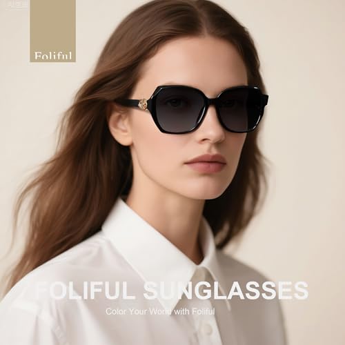 Retro Square Sunglasses for Women, Women's Shades Sunglasses with UV Protection, Lightweight Sun glasses3