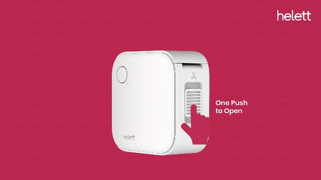 Helett® HE24 Palm-Sized Bluetooth Wireless Label mini Printer ...