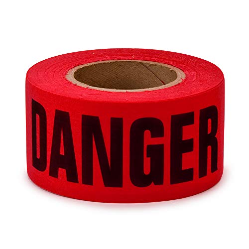 3M Scotch 300 Polyethylene Film Barricade Tape, Legend 