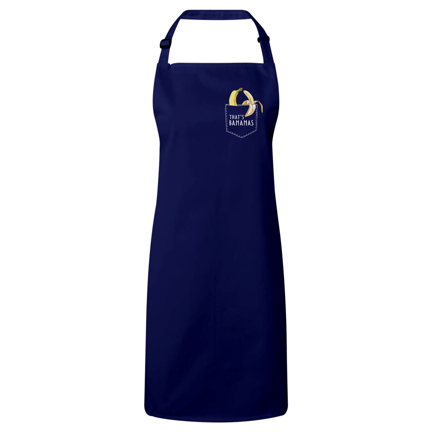 Tablier cuisine navy poche banane protégeant efficacement vos vêtements