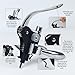 Huitban Silver Wine Corkscrew Opener Set - Luxury Wine Bottle Opener Kit for All Wines, Stainless Steel with Black Gift Box (Ideal Wine Gift, Premium Packaging)