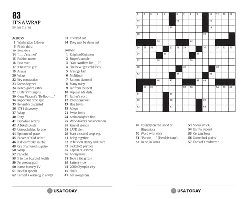 Image of USA TODAY Crossword: 200 Puzzles from The Nation's No. 1 Newspaper (USA Today Puzzles) (Volume 2)