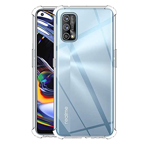 Image of Case Creation Plastic Brand - Mobile Cover For Realme Narzo 30 Pro (Soft & Flexible Back Case), Transparent