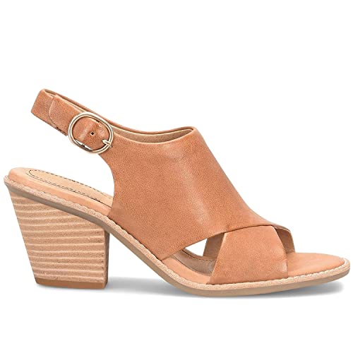 MOOMMO Women Chunky Stacked Heel Sandals Open Peep Toe Ankle Strap 3 Inch Heels Cutout Sandal Booties Strappy Slingback Dress Shoes Pumps Croc Suede Ladies Dressy Casual Summer Comfort 4-11 M US2