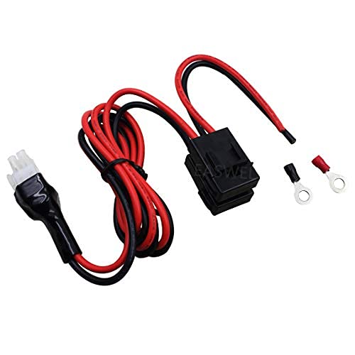 4 pin 12AWG DC Power Cable Yaesu IC-7100 IC-7000 IC-7610 Alinco