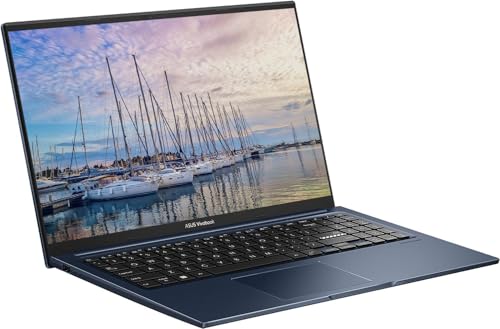 Image of ASUS Vivobook Portable 15.5 inch FHD IPS Laptop, Intel i5 Processor Up to 4.38GHz, 8GB Ram, 512GB SSD, Ultra-Fast Wi-Fi, HDMI, Windows 11 OS, Dale Black, Renewed