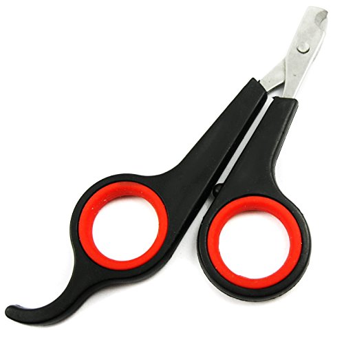 Cat Nail Clippers by Opti-Pet - Comfortable Claw Scissors For Kittens, Puppies, Small Dogs, Rabbits, Guinea Pigs, Lizards, And Other Small Pets - Sharp Stainless Steel Blades