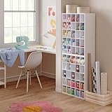 ClosetMaid 32 in. H x 24 in. W x 12 in. D White Wood Look 25-Cube Storage Organizer 78506