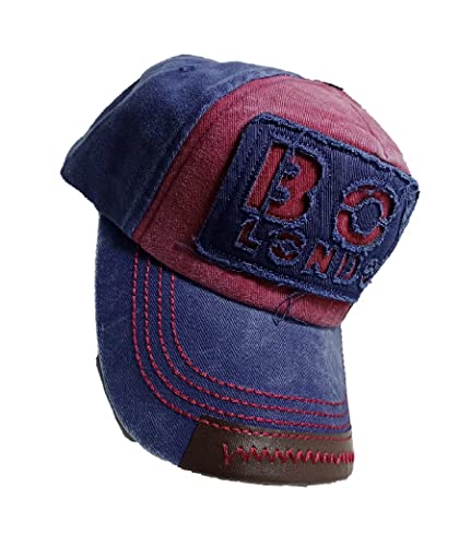 Image of Adjustable Soft Cotton Denim Cap for Men Women Baseball Vintage Washed Distressed Hats Adjustable Stylish Cap Regular Fitted
