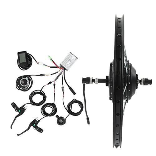 Generic 電動自転車変換キット リアハブモーター付き 電動自転車後輪変換キット アルミ合金リム
