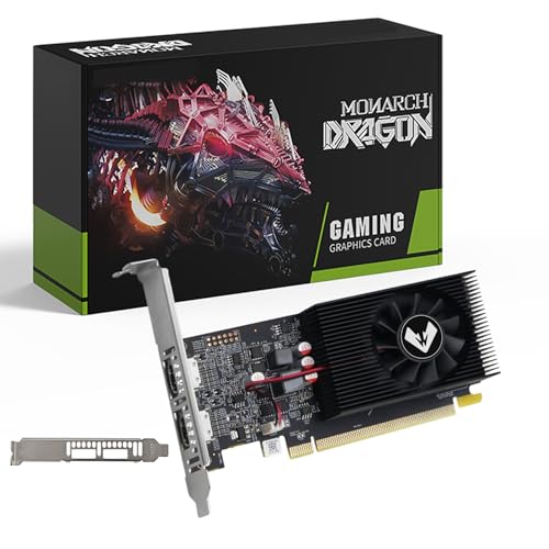 MOUGOL AMD Radeon R7 350 Graphics Card with 4G 128Bit GDDR3 Memory Equip with PCI Express*16 2*HDMI...