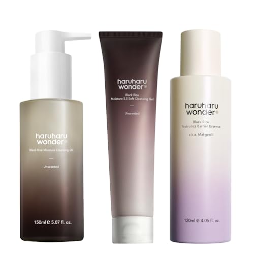 HARUHARU wonder Double Cleansing & Probiotics Barrier Essence Set