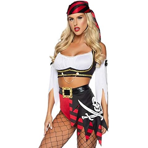 Leg Avenue Women's Wicked Pirate Wench Costume Set Cover