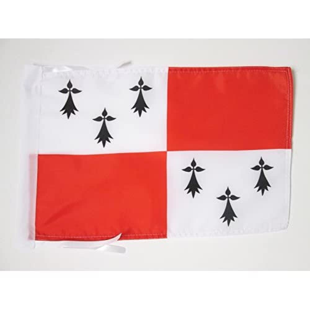 Iran Old Persia Flag 18'' x 12'' cords - Persian SMALL flags 30 x 45cm - Banner 18x12 in - AZ FLAG — view 1267