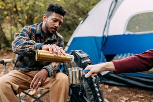 Taza de acero inoxidable 20 oz Stansport para camping miniatura 3