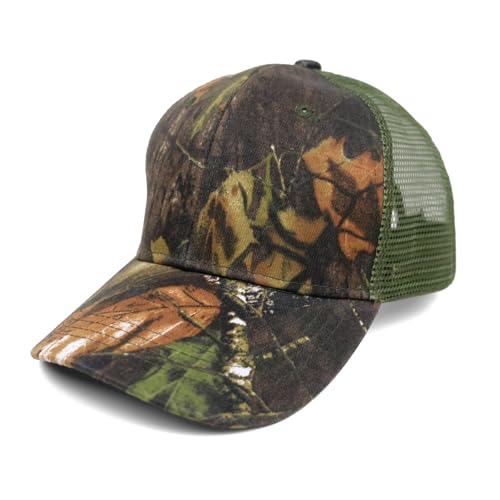 [NAMEOF] リアルツリー カモ柄 メッシュキャップ 迷彩 帽子 メンズ レディース ストリート Y2K アウトドア 通気性 軽量 調整可能 - NAMEOF - 商品画像