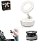 kdlgjdv Fitabi Magvac 360 Dual Lock Phone Holder Ftb06(360° Adjustable Suction Cup)(Vacuum Adsorption Magnetic)(Hands-Free) for Car/Gym/Mirror Mount (White*1)