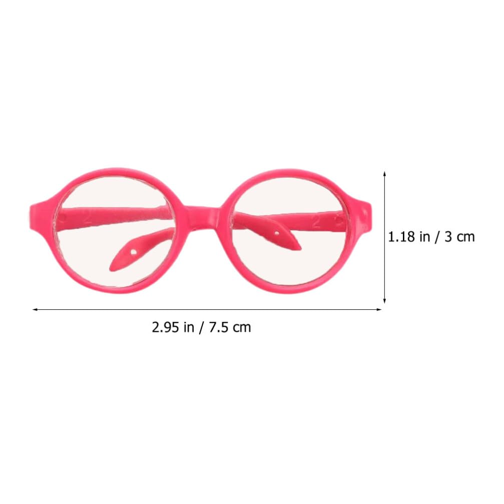 Occhiali Per Bambole 3 Paia - Plastica, 7.5x7cm, Per Bambole 18 Pollici - Foto 6