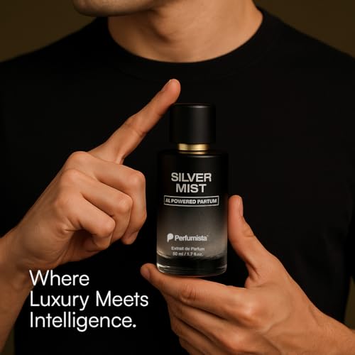 Image of Silver Mist Parfum 50ML - Long Lasting Unisex Perfume | Perfume for Men & Women | Premium Parfum, AI Powered Men's Fragrance