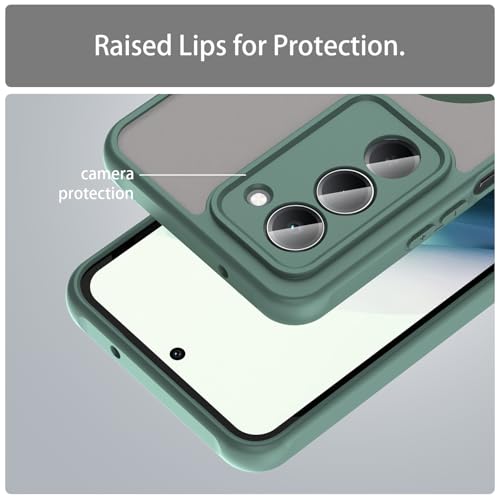 Image of Compatible with REDMI 15 (171mm) Case Cover,Compatible with MagSafe,Anti-Fall,Compatible with Xiaomi Redmi 15 (171mm) 25062RN2DY Cell Protective Phone Case Green