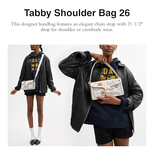 Coach Womens Tabby Shoulder Bag 26 With Sketch Print2