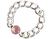 Produktbild GemShine - Damen - Ring - 925 Silber - Rosenquarz - Rosa - Beweglich - Geschmeidig