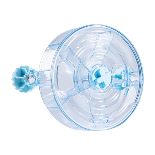 Rueda giratoria de comida para semillas - Juguete de alimentación de entrenamiento para loros - Rueda de forraje | Snack educativo giratorio con 5 compartimentos | Jaula masticar juguete para amigos