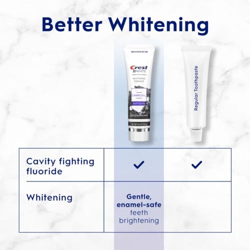 Crest 30772116265 3D White Whitening Therapy Charcoal Deep Clean Invigorating Mint Teeth Whitening Toothpaste thumb #4