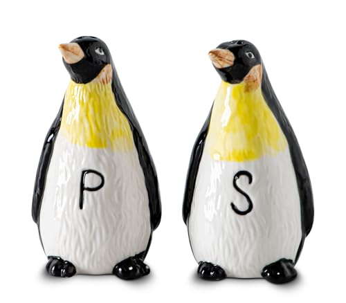 Set Of 2 Penguin Salt And Pepper Shakers Ceramic Salt Pepper Shaker Cute Salt & Pepper Shakers Set Kitchen Salt Pepper Shaker Set
