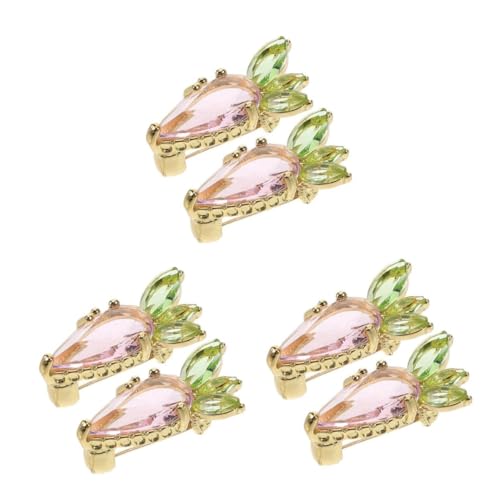 Pins scarf brooch pin carotte en métal rose pour accessoiriser un sac
