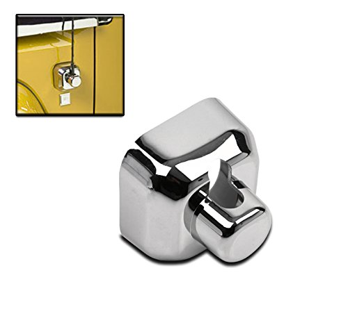 ZMAUTOPARTS Antenna Base Bezel Cover Trim Molding Chrome Compatible with 2005-2010 H3