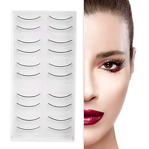 Miniatura 7 de 10 pares de pestañas postizas, práctica de pestañas, rizado de moda para extensión de pestañas, injerto, entrenamiento, maquillaje de ojos,