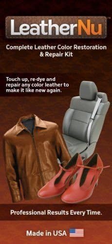 Leathernu Complete Leather Color Restoration Repair Kit, New