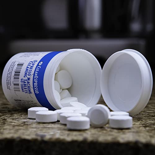 Cleanespresso Espresso Machine Cleaning Tablets And Filters For Breville Espresso Machines (40 Tablets + 6 Filters) - 2 Gram Cleaning Tablets & Replacement Water Filter - Espresso Cleaner Accessories #TOP7